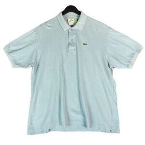 Vintage Lacoste Mens Short Sleeve Polo Shirt 2XL Teal Crocodile Size 7 5191 L